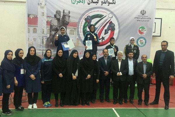 تهران قهرمان تکواندو المپیاد استعدادهای برتر ورزشی در رشت شد