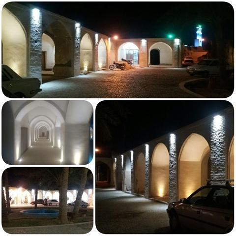 سرانجام پروژه نورپردازی میدان خان بافق