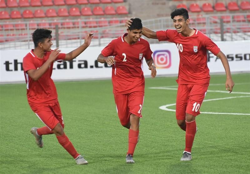 تورنمنت کافا، فزونی نوجوانان فوتبال ایران مقابل ازبکستان